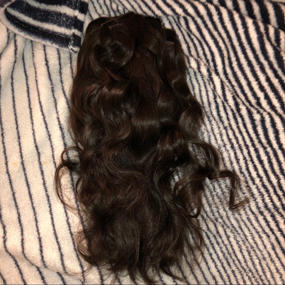 ✨MAKE OFFER Brown 20 inch220g human hair extension